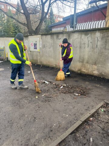 Curățenie generală în municipiul Suceava, odată cu încălzirea vremii