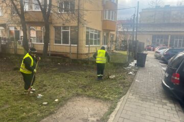 Curățenie generală în municipiul Suceava, odată cu încălzirea vremii
