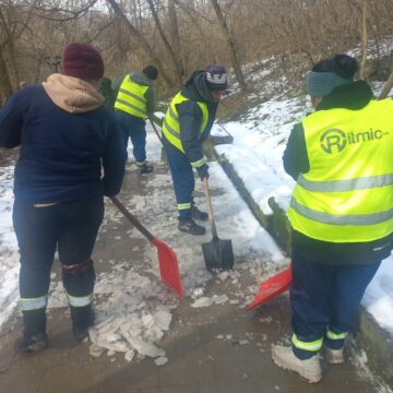 Curățenie generală în municipiul Suceava, odată cu încălzirea vremii