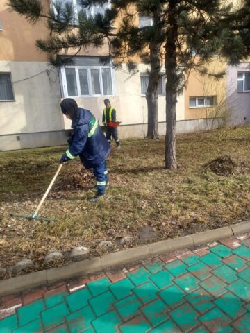Curățenie generală în municipiul Suceava, odată cu încălzirea vremii