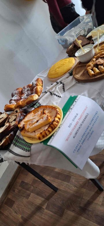Alimentația durabilă, la loc de cinste, la Colegiul „Vasile Lovinescu” Fălticeni