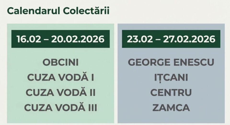 Campanie de colectare a deșeurilor voluminoase, în municipiul Suceava