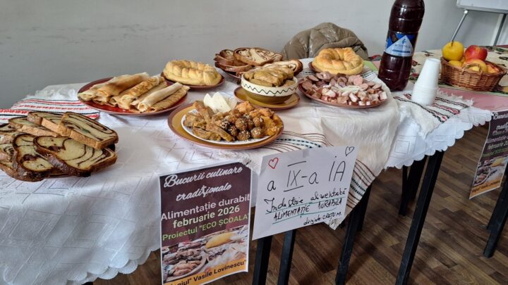 Alimentația durabilă, la loc de cinste, la Colegiul „Vasile Lovinescu” Fălticeni