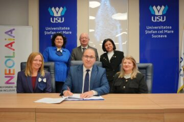 Semnarea contractului de lansare a programului internațional de masterat „Studii în domeniul incluziunii educaționale şi sociale”