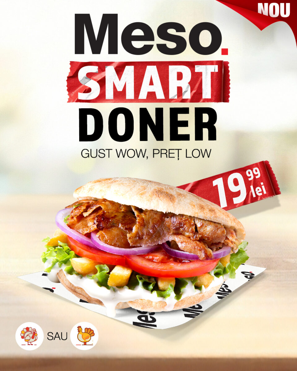 Mesopotamia lansează MESO SMART: o campanie smart, cu prețuri avantajoase, în premieră pe zona de kebab