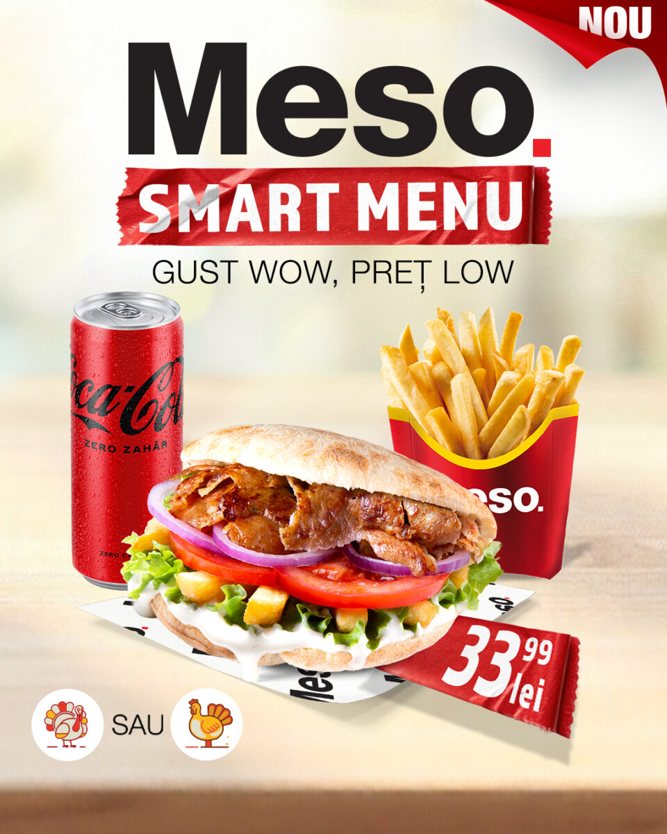 Mesopotamia lansează MESO SMART: o campanie smart, cu prețuri avantajoase, în premieră pe zona de kebab