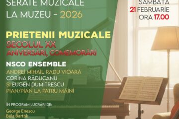 Serată muzicală, sâmbătă, la Muzeul de Istorie Siret