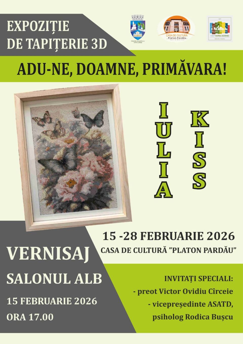 Spectacole, expoziții, Târg de Mărțișor, toate la Casa de Cultură „Platon Pardău” Vatra Dornei