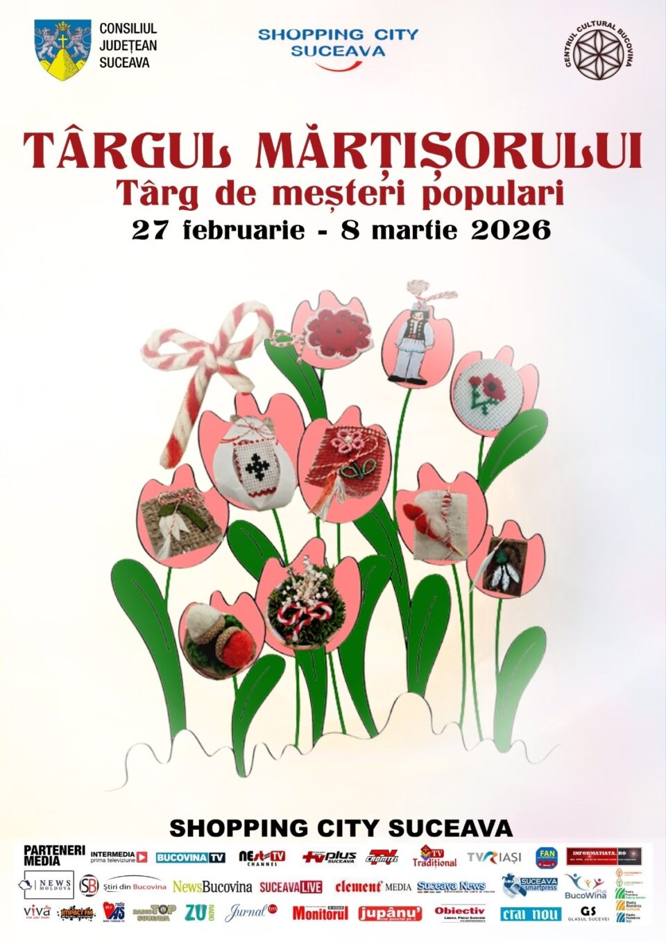 Consiliul Județean Suceava organizează o nouă ediție a Târgului Mărțișorului