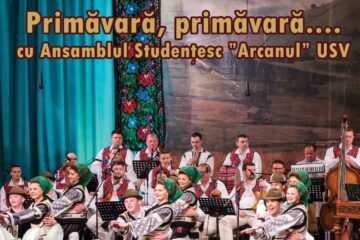 Spectacolul „Primăvară, primăvară…” cu Ansamblul Studențesc „Arcanul” USV