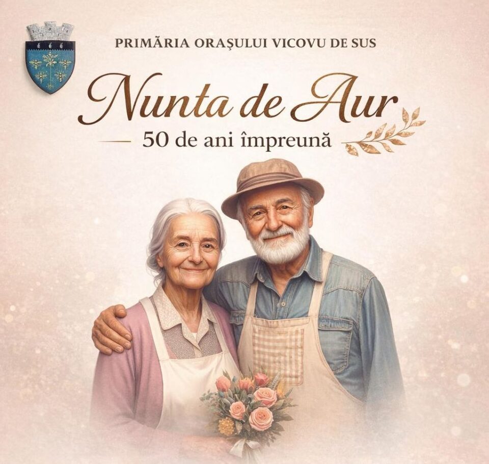 Primăria Vicovu de Sus va premia cuplurile care au împlinit 50 de ani de căsătorie