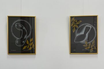 Lucrări în expoziția de la Fălticeni, purtând semnătura Radu Bercea