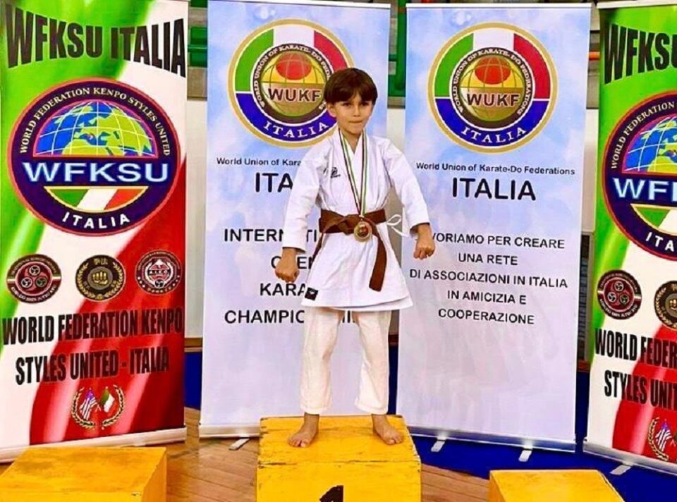 La doar 7 ani ai săi, suceveanul Miron Crețu a câștigat la WUKF Italy Open 2026