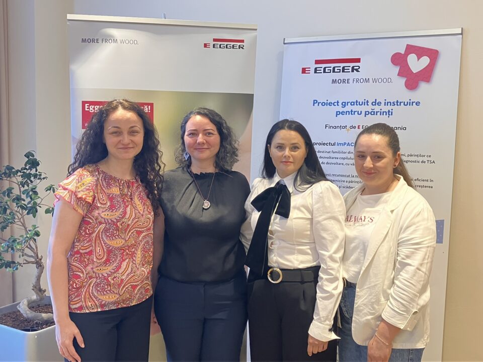 O nouă etapă a unui proiect educațional AIAS dedicat incluziunii copiilor cu tulburări din spectrul autist, realizată cu sprijinul EGGER