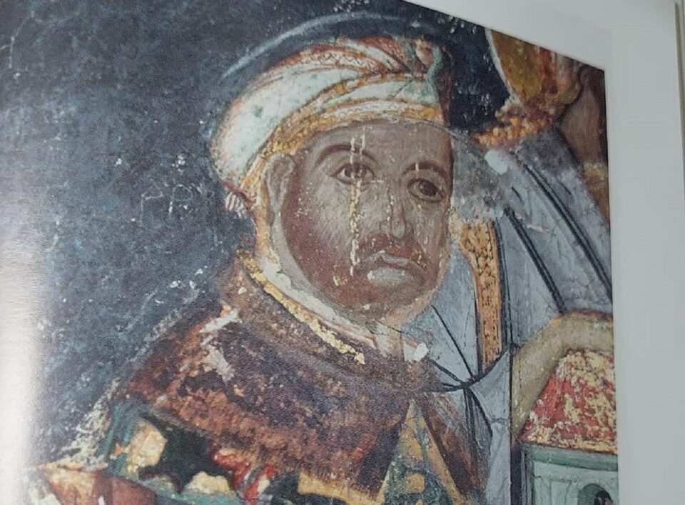 Portretul funerar al hatmanului Luca Arbore, din arcosoliu (nișă funerară) Portretul funerar al hatmanului Luca Arbore, din arcosoliu (nișă funerară)