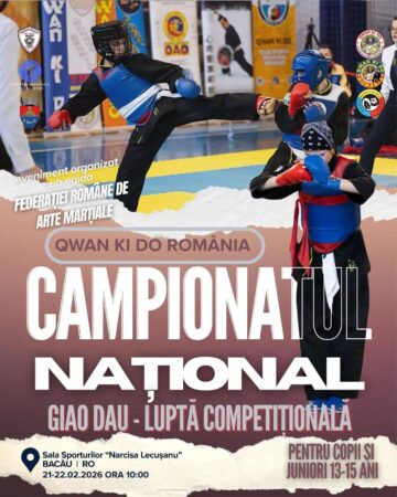 Medalii de aur pentru sportivii fălticeneni la Campionatul Național de Qwan Ki Do