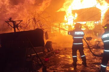 Un bărbat de 76 de ani a făcut atac de panică după ce a văzut că munca de o viață este mistuită de flăcări