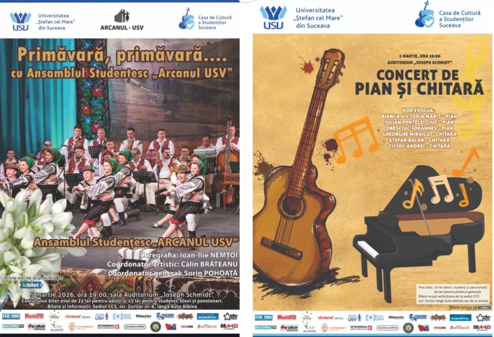 Zilele Universității „Ștefan cel Mare”, marcate prin spectacolele organizate pentru comunitatea academică și publicul larg