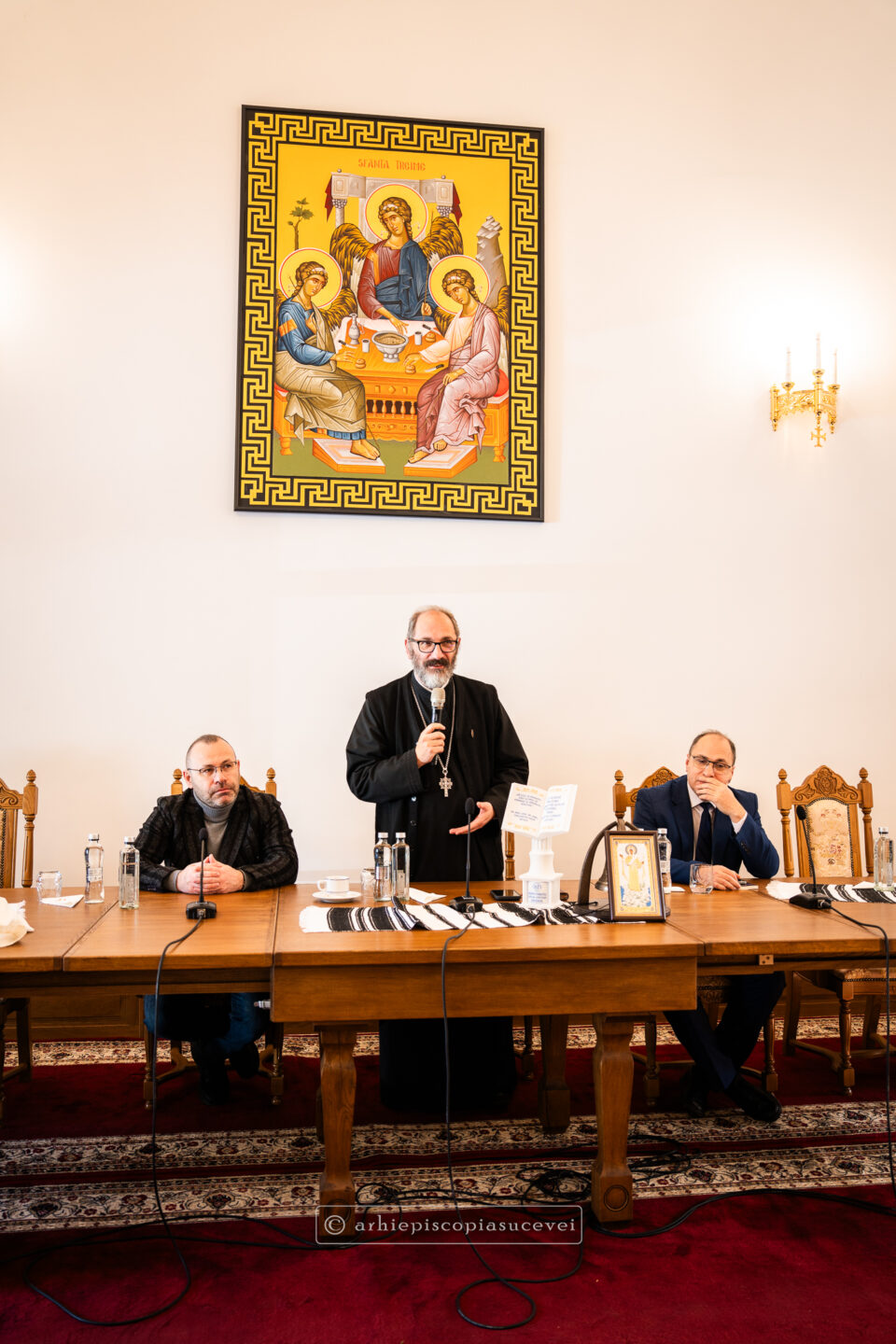 „Școala de azi, comuniune și comunitate în Hristos”, conferință susținută de pr. Constantin Necula la Centrul Cultural „Mitropolit Iacob Putneanul”