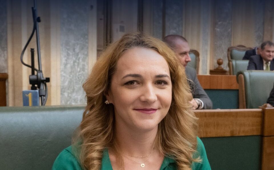 Senatoarea USR Cynthia Păun