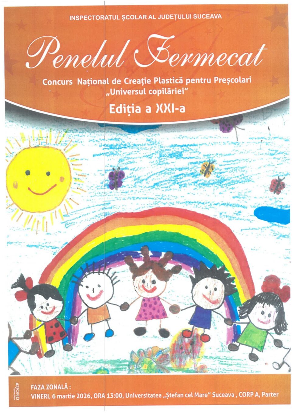 „Universul copilăriei”, văzut prin ochii a peste 600 de preșcolari talentați la Concursul „Penelul fermecat”