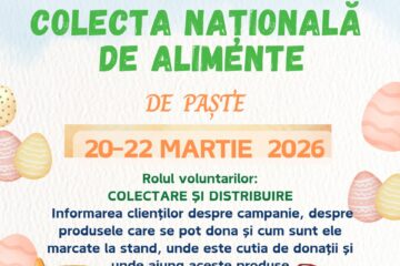 Asociația Institutul Bucovina caută voluntari pentru Colecta Națională de Alimente, ediția de Paște Asociația Institutul Bucovina caută voluntari pentru Colecta Națională de Alimente, ediția de Paște