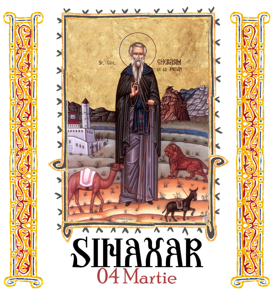 Sinaxar 04 martie 2026 Sinaxar 04 martie 2026