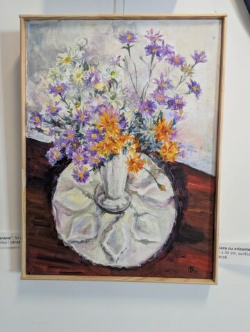 Drd. Delia Leizeriuc: „În contextul vizual contemporan, dominat de imagini rapide și tehnologice, pictura Marcelei Dascălu afirmă valoarea lentorii și a contemplației”