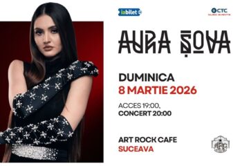 Aura Șova, câștigătoarea sezonului 12 al emisiunii Vocea României, va concerta, duminică, la Art Rock Cafe
