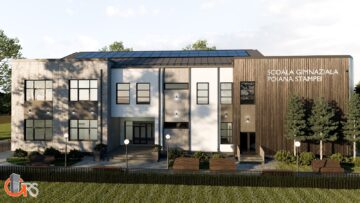 Primarul din Poiana Stampei, Viluț Mezdrea, a semnat contractul pentru construcția unei noi școli în comună