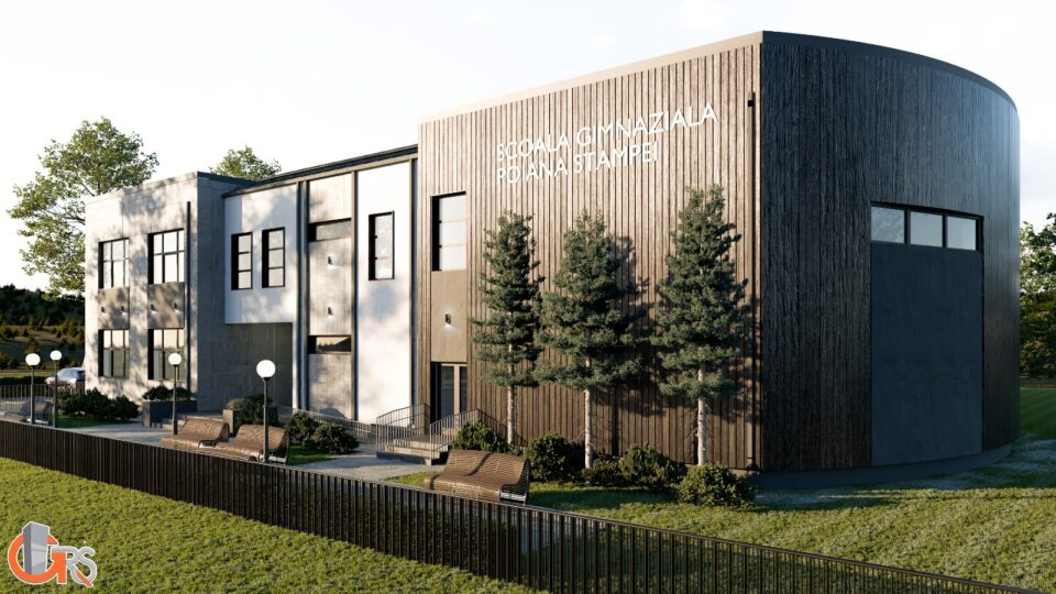 Primarul din Poiana Stampei, Viluț Mezdrea, a semnat contractul pentru construcția unei noi școli în comună