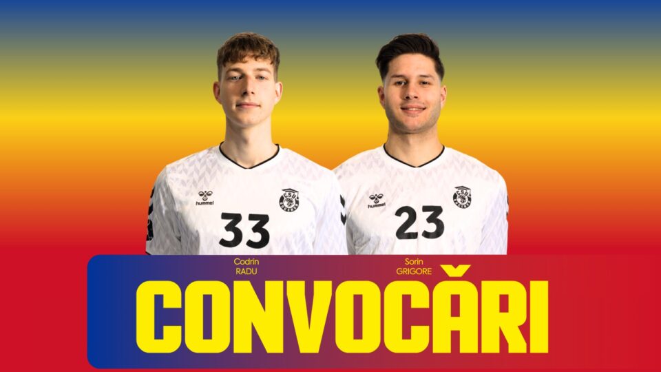 Doi jucători ai CSU Suceava, convocați la echipa națională de handbal a României