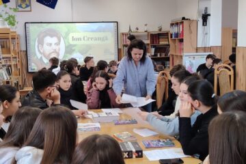 „Ion Creangă – povestitorul copilăriei românești”, omagiat de elevii Liceului Teoretic „Iorgu Vârnav Liteanu” din Liteni