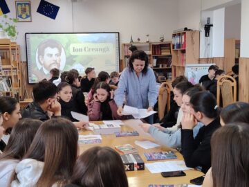 „Ion Creangă – povestitorul copilăriei românești”, omagiat de elevii Liceului Teoretic „Iorgu Vârnav Liteanu” din Liteni