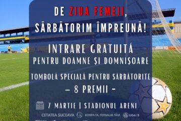 Cu ocazia zilei de 8 Martie, doamnele și domnișoarele vor avea intrare gratuită la meci