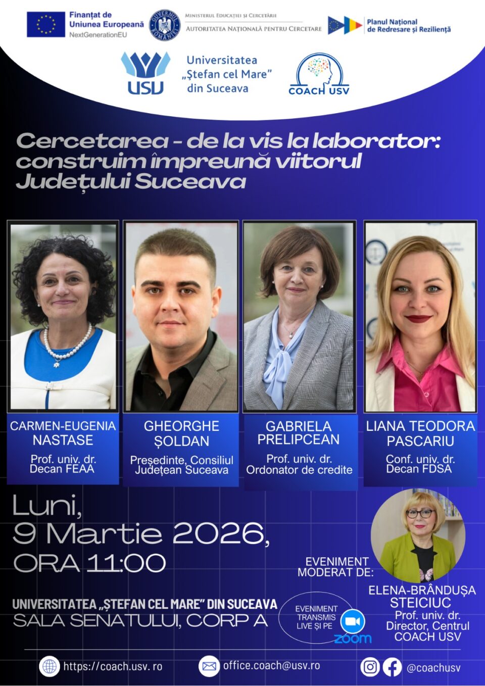„Cercetarea – de la vis la laborator”, un eveniment al Centrului de Orientare, Asociere și Consiliere în Cariera de Cercetător