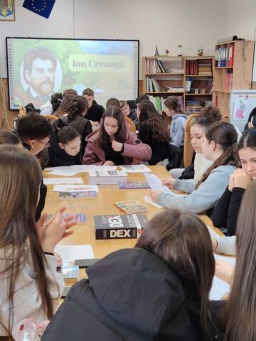 „Ion Creangă – povestitorul copilăriei românești”, omagiat de elevii Liceului Teoretic „Iorgu Vârnav Liteanu” din Liteni