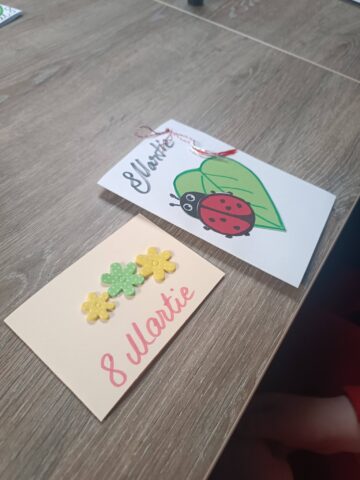 Ateliere ocupaționale dedicate zilei de 8 Martie, organizate pentru copii de Complexul de Servicii Multifuncționale Gura Humorului