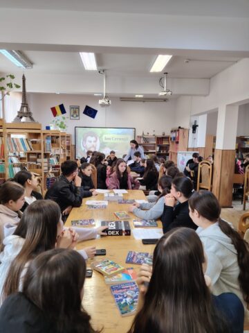 „Ion Creangă – povestitorul copilăriei românești”, omagiat de elevii Liceului Teoretic „Iorgu Vârnav Liteanu” din Liteni