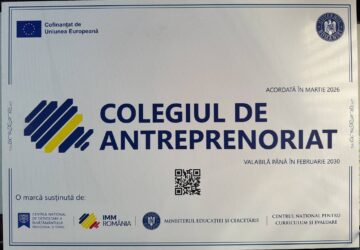 Colegiul Economic „Dimitrie Cantemir” a primit titlul de „Colegiu de Antreprenoriat”