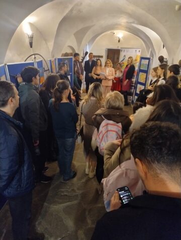 Vernisajul expoziției „Voi fi și eu artist”, la Muzeul Etnografic Hanul Domnesc