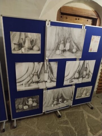 Vernisajul expoziției „Voi fi și eu artist”, la Muzeul Etnografic Hanul Domnesc