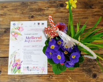 Vernisajul expoziției „Voi fi și eu artist”, la Muzeul Etnografic Hanul Domnesc