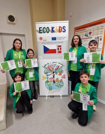 Elevi și profesori de la Școala Gimnazială Nr. 4 Suceava, în Cehia, în cadrul proiectului Erasmus+ „Eco Kids”