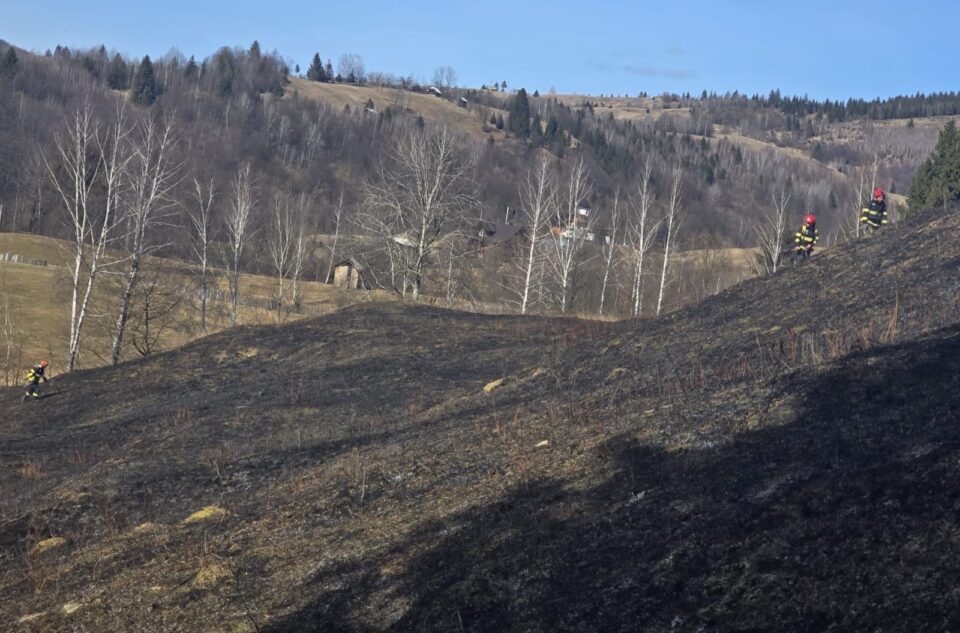 Pompierii avertizează că reîncepe sezonul incendiilor de vegetație, care pot provoca mari pagube sau pierderi de vieți