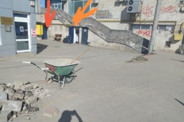 Căile de aprovizionare ale restaurantului Union, blocate de înălțarea trotuarelor