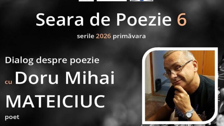 Dialog despre poezie cu poetul Doru Mihai Mateiciuc, la Cafeneaua Palo Santo
