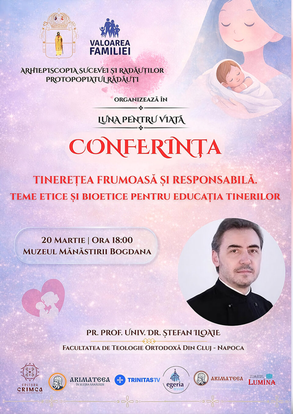 Conferință dedicată tinerilor, organizată la Rădăuți în contextul „Lunii pentru Viață”