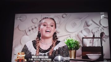 O tânără din Câmpulung Moldovenesc a încântat juriul de la ”Chefi la cuțite” cu produse făcute din hribi