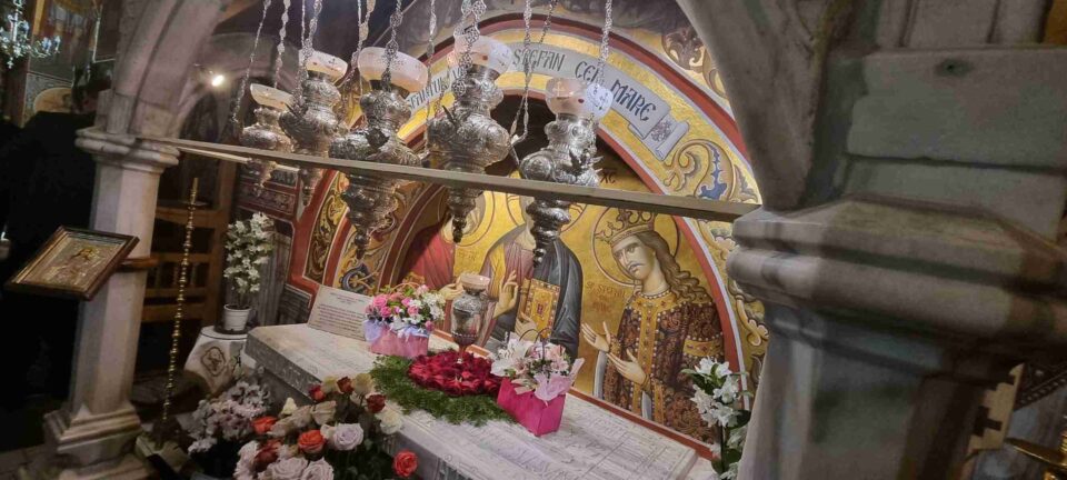 Mormântul lui Ștefan cel Mare la Putna